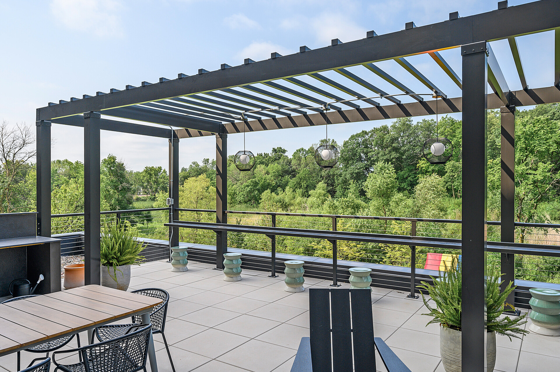 Deck barstool chairs